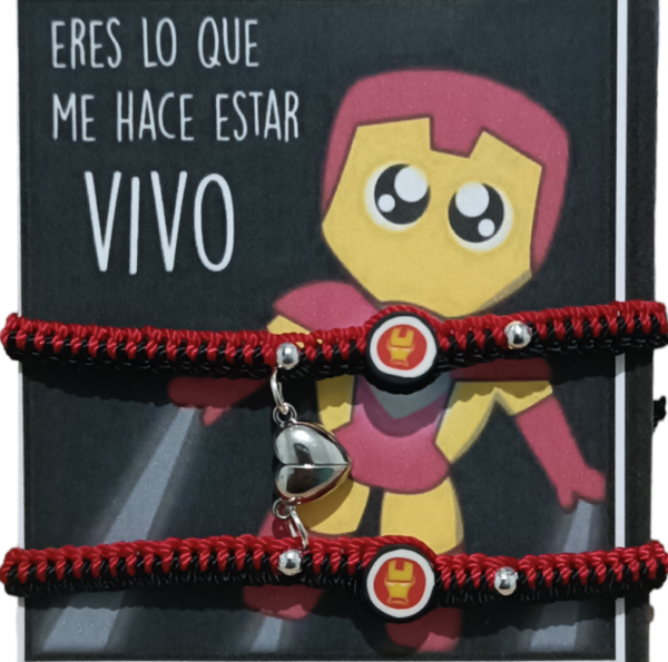 Pulsera duo (Iron Man)